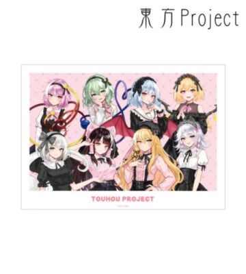 松本能人イラスト 集合 ガーリーファッションver. A3マット加工ポスター