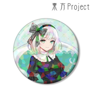 松本能人イラスト 魂魄妖夢 ガーリーファッションver. 75mmホログラム缶バッジ