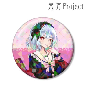 松本能人イラスト レミリア・スカーレット ガーリーファッションver. 75mmホログラム缶バッジ