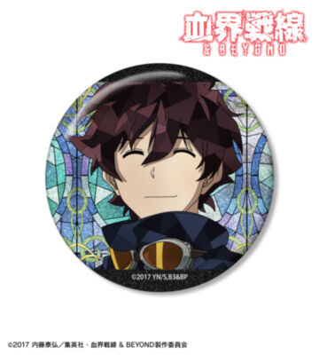 レオナルド・ウォッチ Aure Glass 75mmグリッター缶バッジ