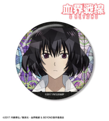 チェイン・皇 Aure Glass 75mmグリッター缶バッジ