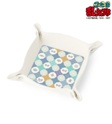 二年生 モチーフ柄 PUレザーマルチトレー