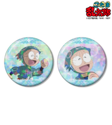 猪名寺乱太郎 場面写ホログラム缶バッジ2個セット