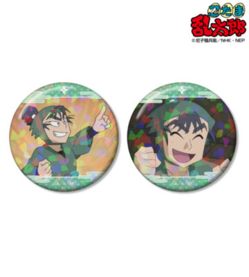 食満留三郎 場面写ホログラム缶バッジ2個セット