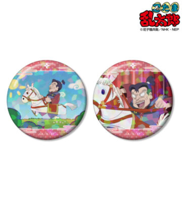 木野小次郎竹高 場面写ホログラム缶バッジ2個セット