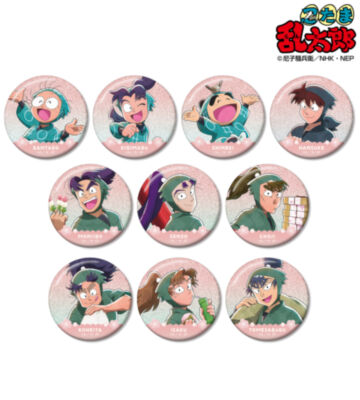 描き下ろし 楽しいお花見の段ver. トレーディンググリッター缶バッジ ver.B