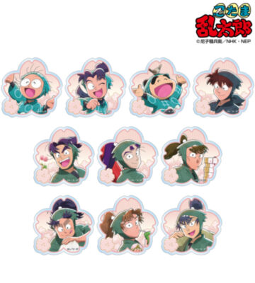 描き下ろし 楽しいお花見の段ver. トレーディングクリアダイカットステッカー ver.A