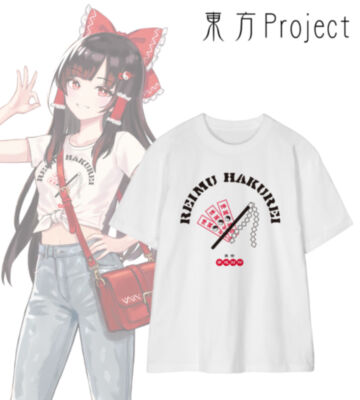 松本能人イラスト 現代風ファッションver. vol.2 博麗霊夢 着用Tee