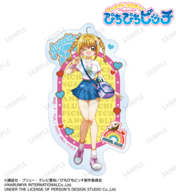 ANGEL BLUEコラボ 描き下ろし 七海 るちあ クリアダイカットステッカー ver.A