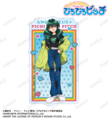 ANGEL BLUEコラボ 描き下ろし 洞院 リナ クリアダイカットステッカー ver.B