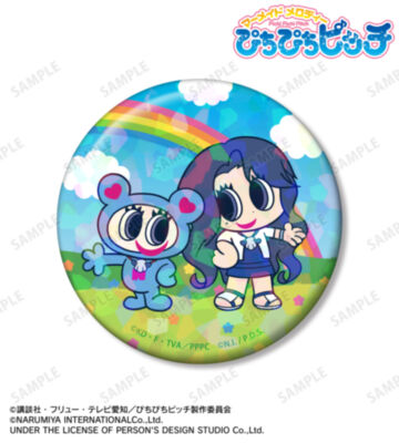 ANGEL BLUEコラボ ノエル&ナカムラくん 75mmホログラム缶バッジ