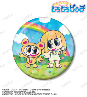 ANGEL BLUEコラボ ココ&ナカムラくん 75mmホログラム缶バッジ