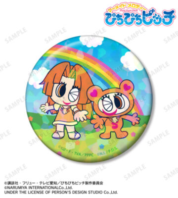 ANGEL BLUEコラボ 星羅&ナカムラくん 75mmホログラム缶バッジ