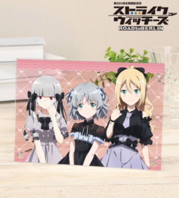 描き下ろし 集合 ガーリーファッションver. A5アクリルパネル