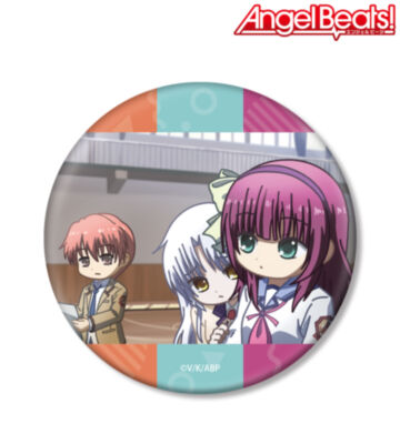 仲村ゆり&立華かなで&音無結弦 ゆるコマ BIG缶バッジ