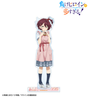 描き下ろし 小鞠 知花 制服エプロンver. 特大アクリルスタンド
