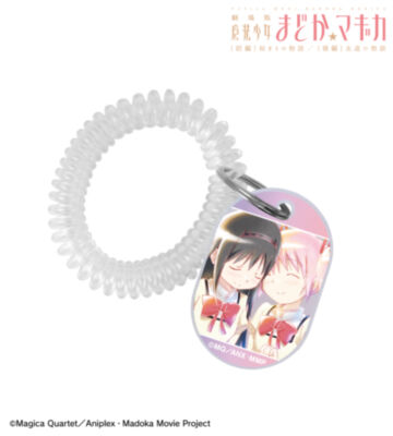 鹿目まどか＆暁美ほむら Ani-Art aqua label 第2弾 ロッカーキー風アクリルキーホルダー