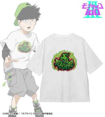 描き下ろし 影山茂夫 ストリートスポーツver. 着用BIGシルエットTシャツ