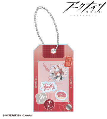 フィアメッタ ショッピングver. ショップタグ風パーツ付きフレームアクリルチャーム