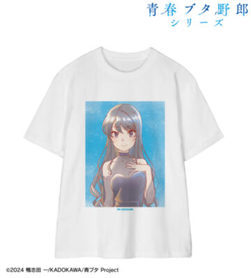 描き下ろし 桜島麻衣 星空ドレスver. Ani-Art aqua label Tee