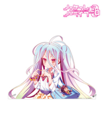 描き下ろし 白 ギャル制服ver. 特大ダイカットアクリルパネル