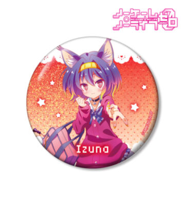 描き下ろし 初瀬いづな ギャル制服ver. 75mmホログラム缶バッジ