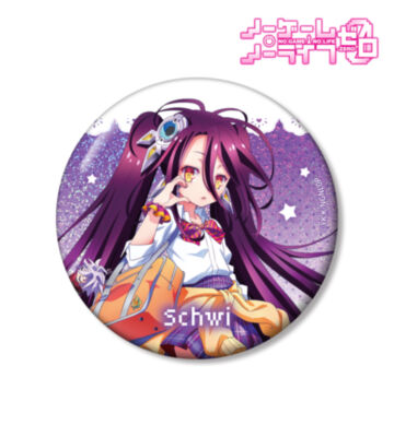 描き下ろし シュヴィ ギャル制服ver. 75mmホログラム缶バッジ