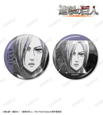アニ Ani-Art BLACK LABEL 第3弾 メタリック缶バッジ2個セット