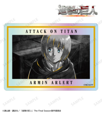 アルミン Ani-Art BLACK LABEL 第3弾 オーロラダイカットステッカー