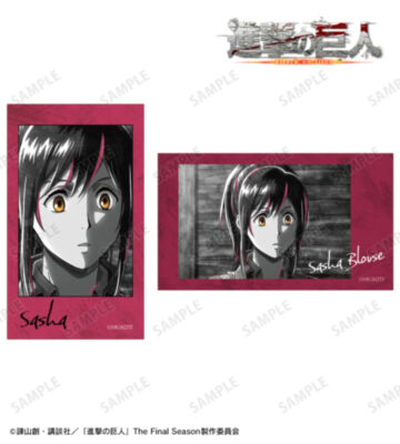 サシャ Ani-Art BLACK LABEL 第3弾 Ani-Frame2枚セット