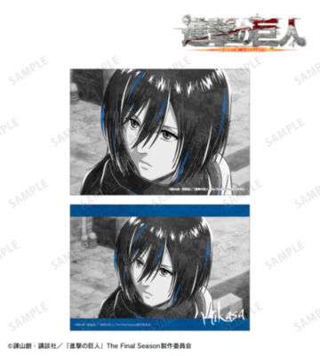 ミカサ Ani-Art BLACK LABEL 第3弾 ブロマイド2枚セット