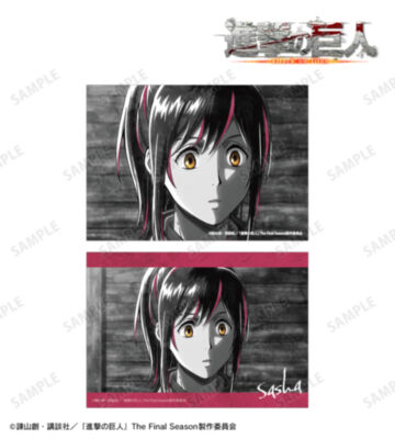 サシャ Ani-Art BLACK LABEL 第3弾 ブロマイド2枚セット