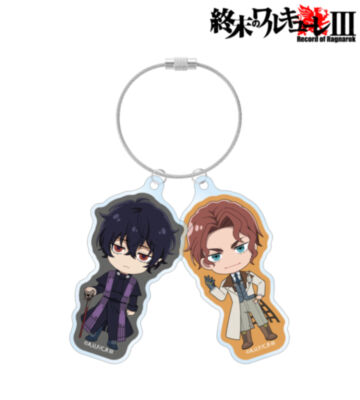ベルゼブブ&ニコラ・テスラ ちびキャラ 2連ワイヤーBIGアクリルキーホルダー