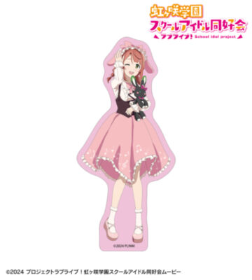 描き下ろし 上原歩夢 音符ロリータver. ダイカットステッカー