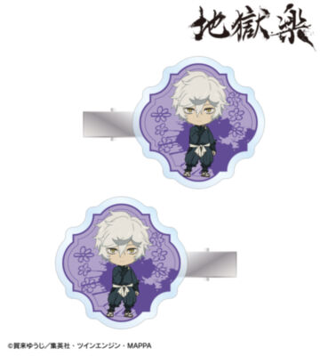 画眉丸 ちびキャラ アクリルヘアクリップ2個セット