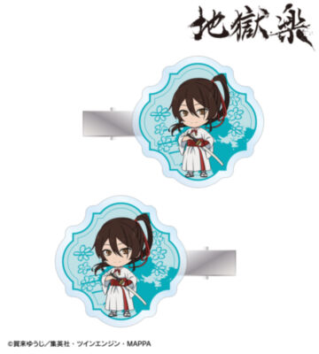 佐切 ちびキャラ アクリルヘアクリップ2個セット