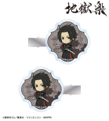 殊現 ちびキャラ アクリルヘアクリップ2個セット