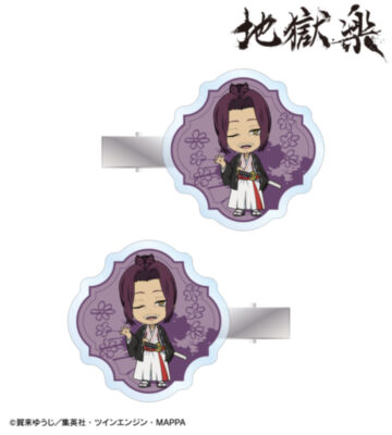 十禾 ちびキャラ アクリルヘアクリップ2個セット