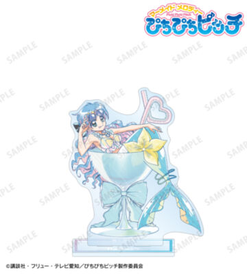 描き下ろし 波音 カクテルグラスver. Ani-Art clear label BIGアクリルスタンド