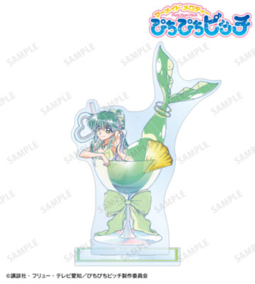 描き下ろし リナ カクテルグラスver. Ani-Art clear label BIGアクリルスタンド