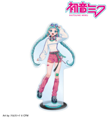 描き下ろし 初音ミク シティポップver. Art by ドルストイ BIGアクリルスタンド