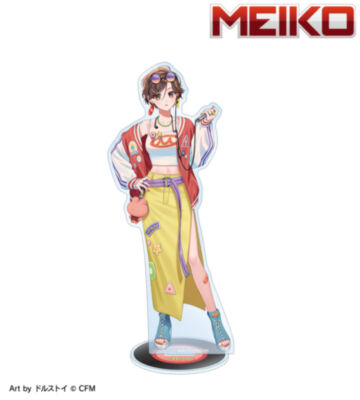 描き下ろし MEIKO シティポップver. Art by ドルストイ BIGアクリルスタンド