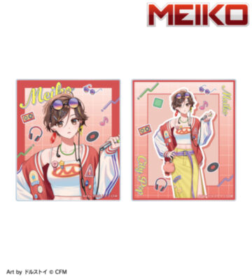 描き下ろし MEIKO シティポップver. Art by ドルストイ アクリルカード2枚セット