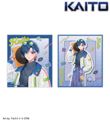 描き下ろし KAITO シティポップver. Art by ドルストイ アクリルカード2枚セット