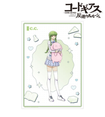 描き下ろし C.C. スクールファッションver. A3マット加工ポスター