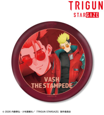 ヴァッシュ・ザ・スタンピード キャラクタービジュアル BIG缶バッジ