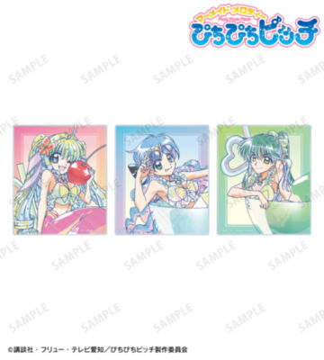 描き下ろし カクテルグラスver. Ani-Art clear label アクリルカード3種セット ver.A