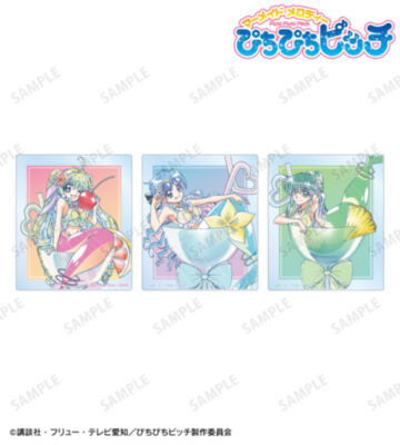 描き下ろし カクテルグラスver. Ani-Art clear label アクリルカード3種セット ver.B