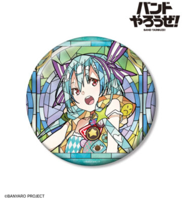 ミント Aure Glass 100mm缶バッジ