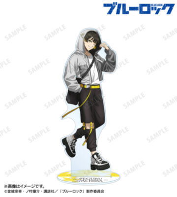 描き下ろし 蜂楽 廻 モノトーンストリートファッションver. 特大アクリルスタンド